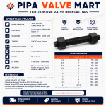 Stud Bolt B7 ASTM A193 C/W 2 Nuts 2H - Image 2