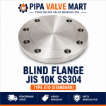 Blind Flange JIS 10K SS304 STD 1/2" - 2"