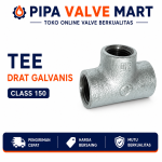 Tee Drat Galvanis Class 150 1/8" - 1"